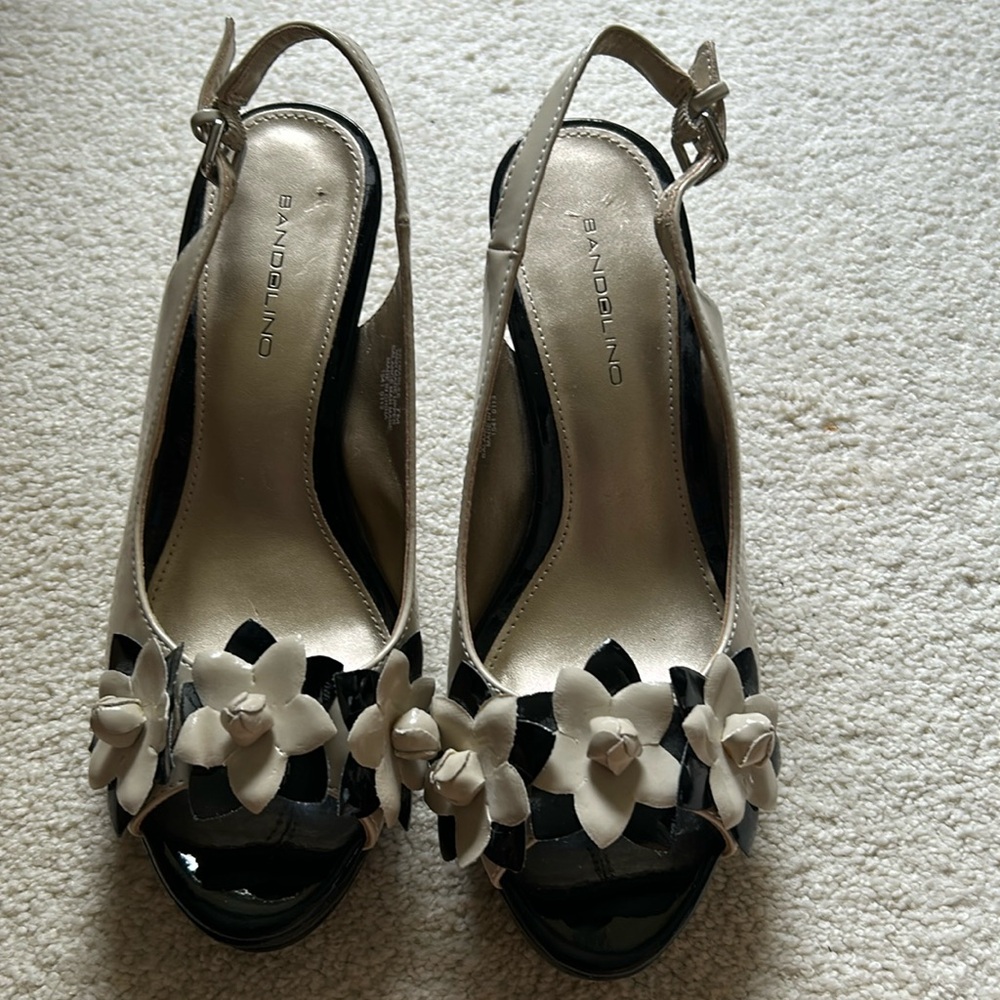 Bandalino Open Toe Slingback Pump
